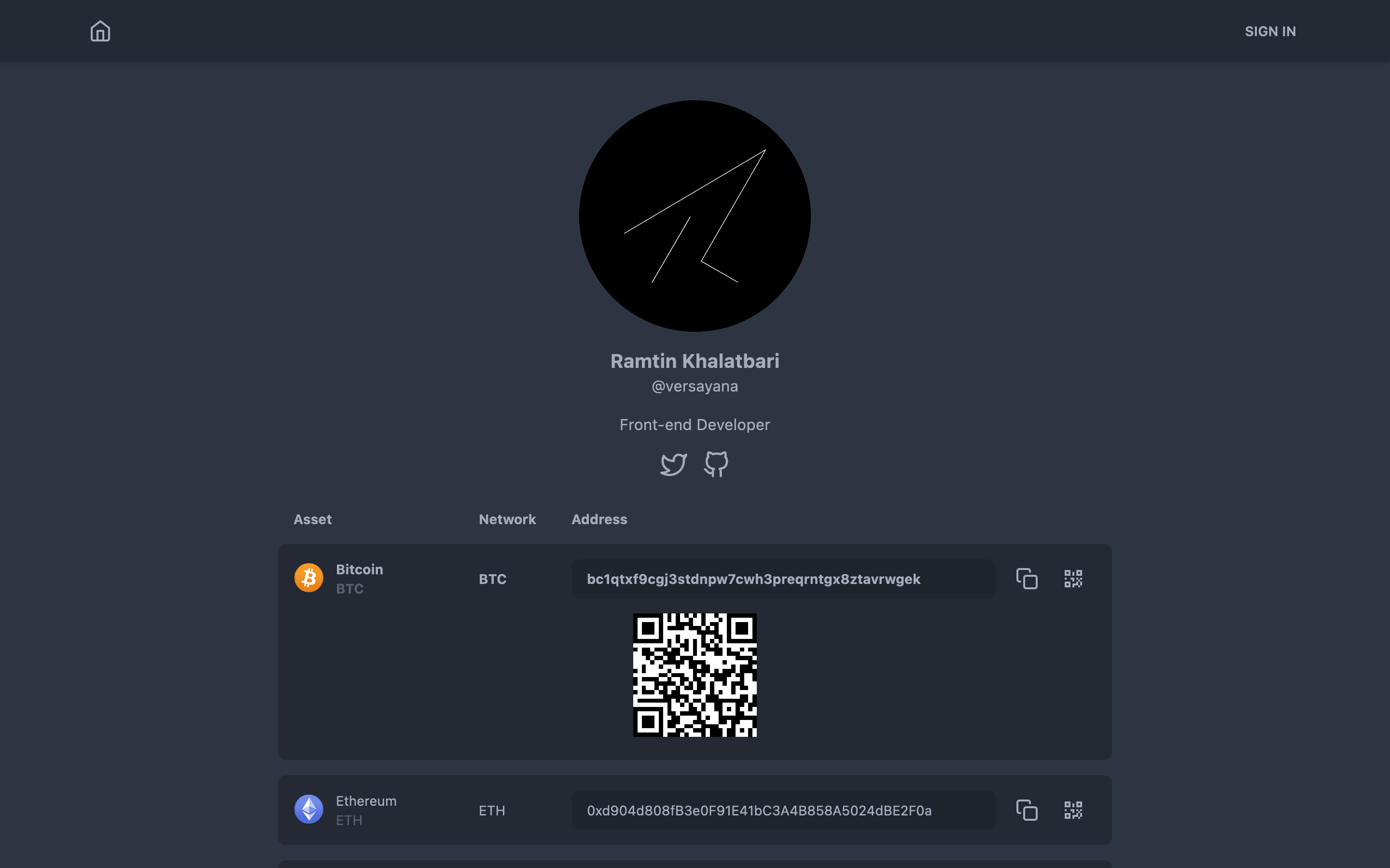 Crypto Profile screenshot 2