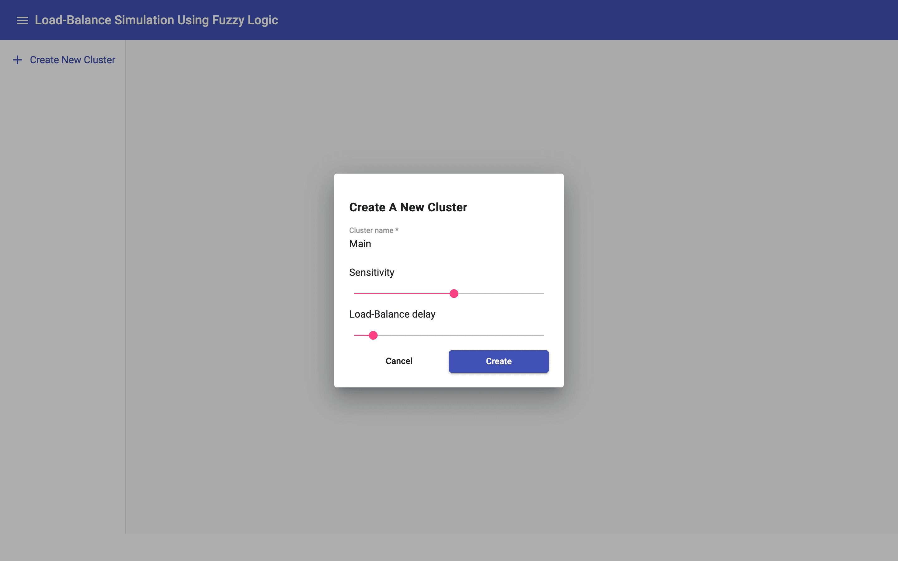 Network load balance simulation using Fuzzy Logic screenshot 5