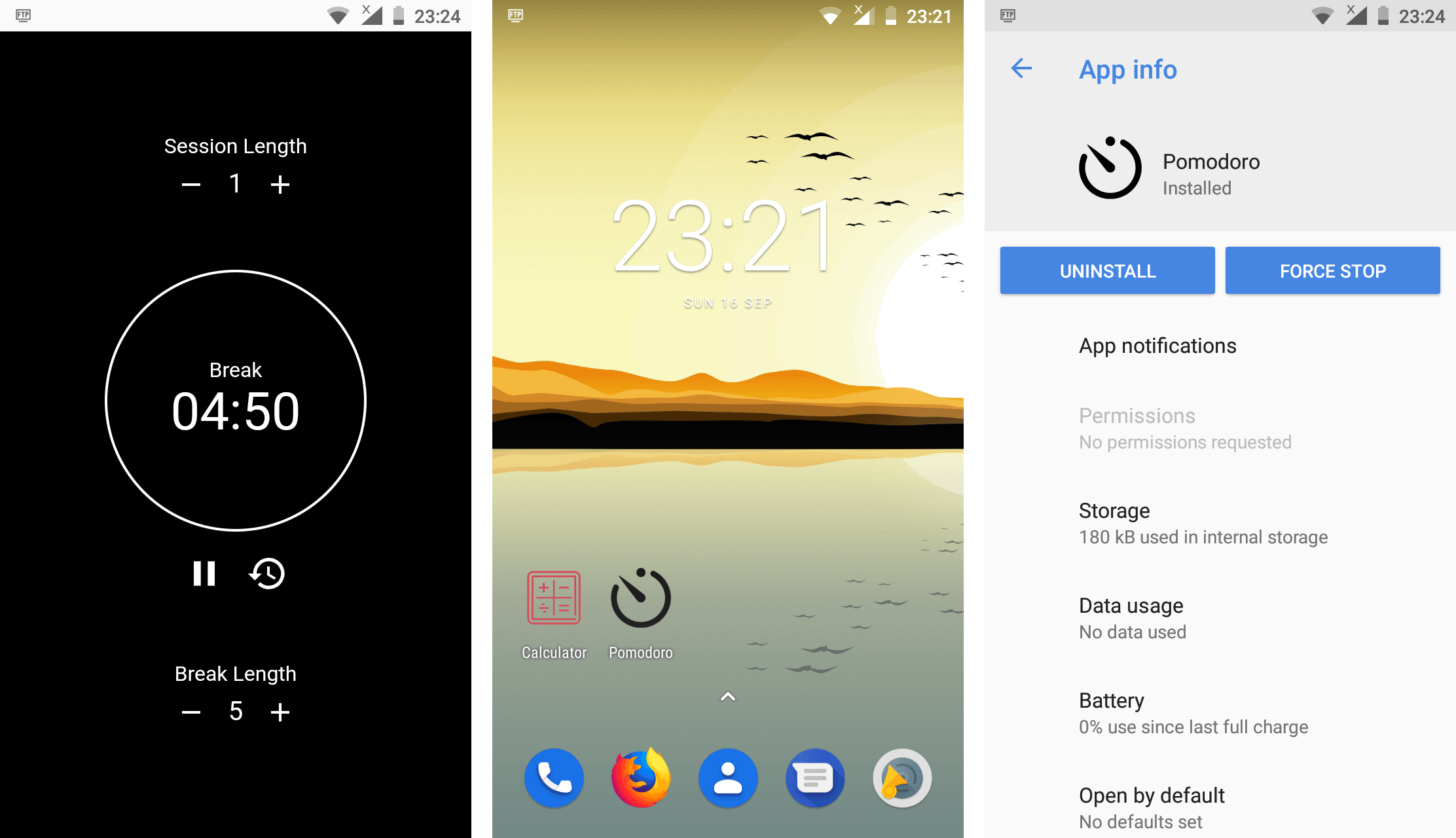 Pomodoro Clock screenshot 2