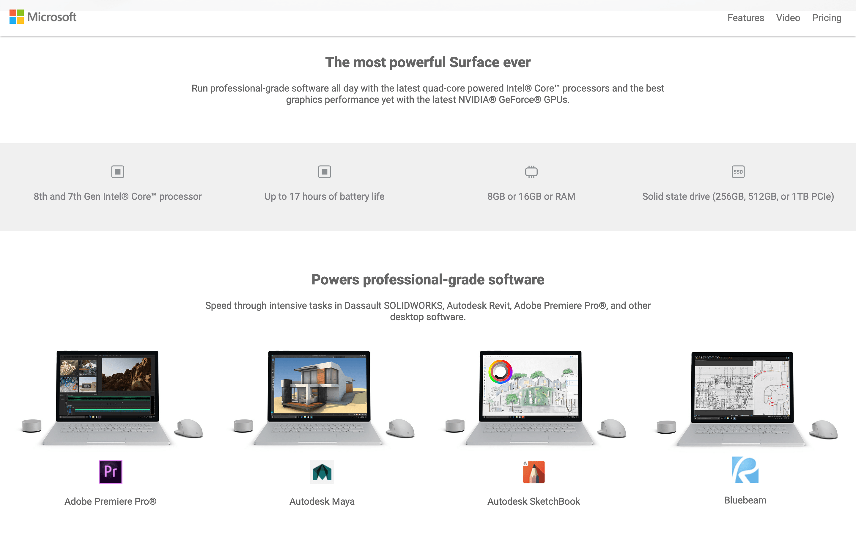 Product Landing Webpage screenshot 2