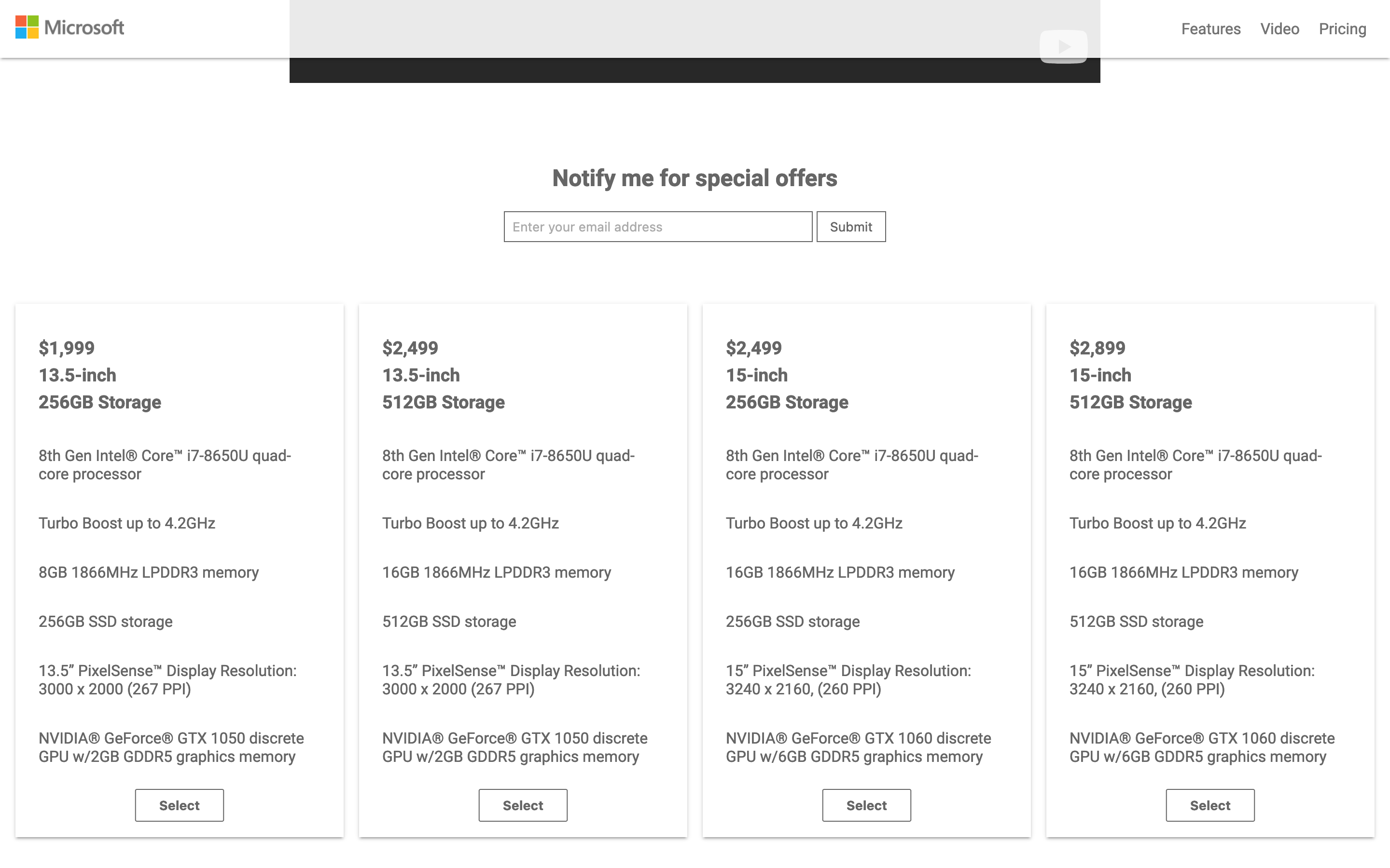 Product Landing Webpage screenshot 3